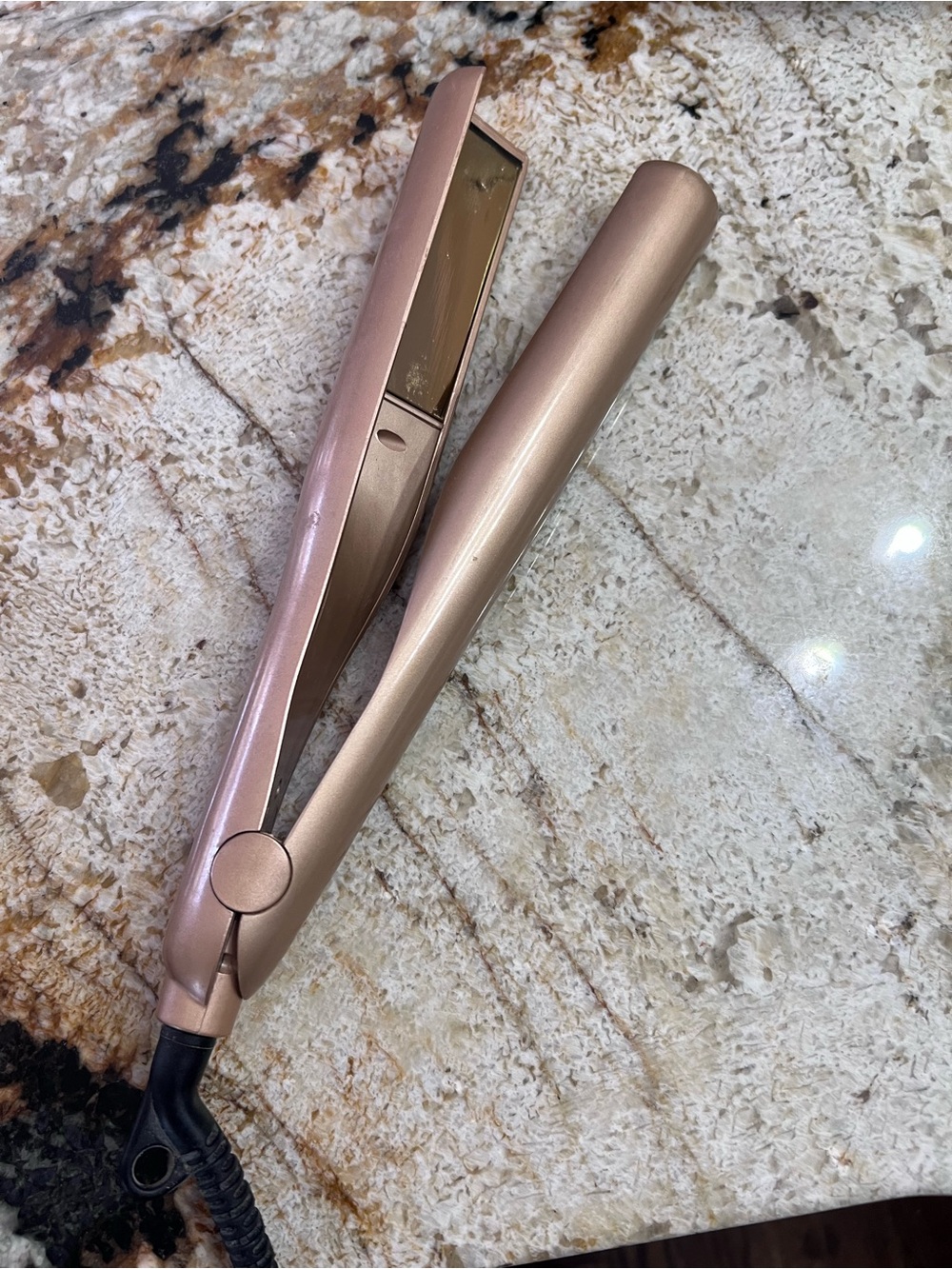 Rose Gold Hair Straightener Flat Iron - Women Hair